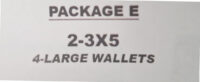 PACKAGE E
